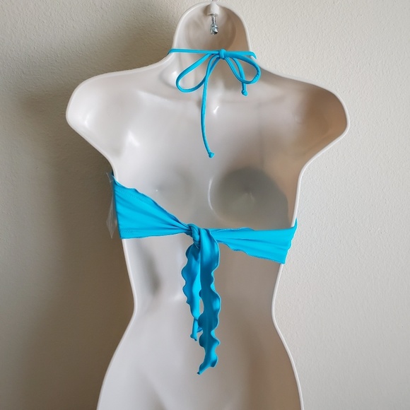 Victoria's Secret Ruffle Halter Bandini Top - Picture 3 of 6